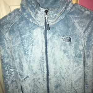 Light blue north face jacket